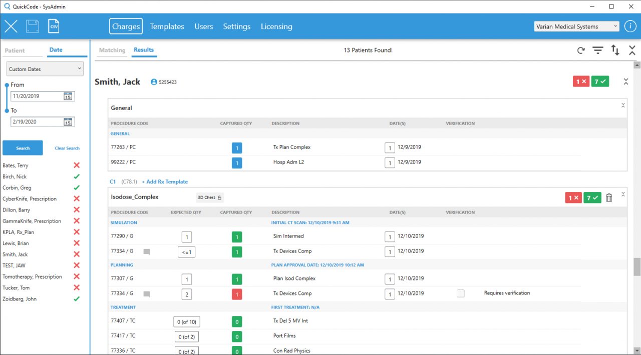 Introducing QuickCode: Automated Radiation Therapy Billing QA ...